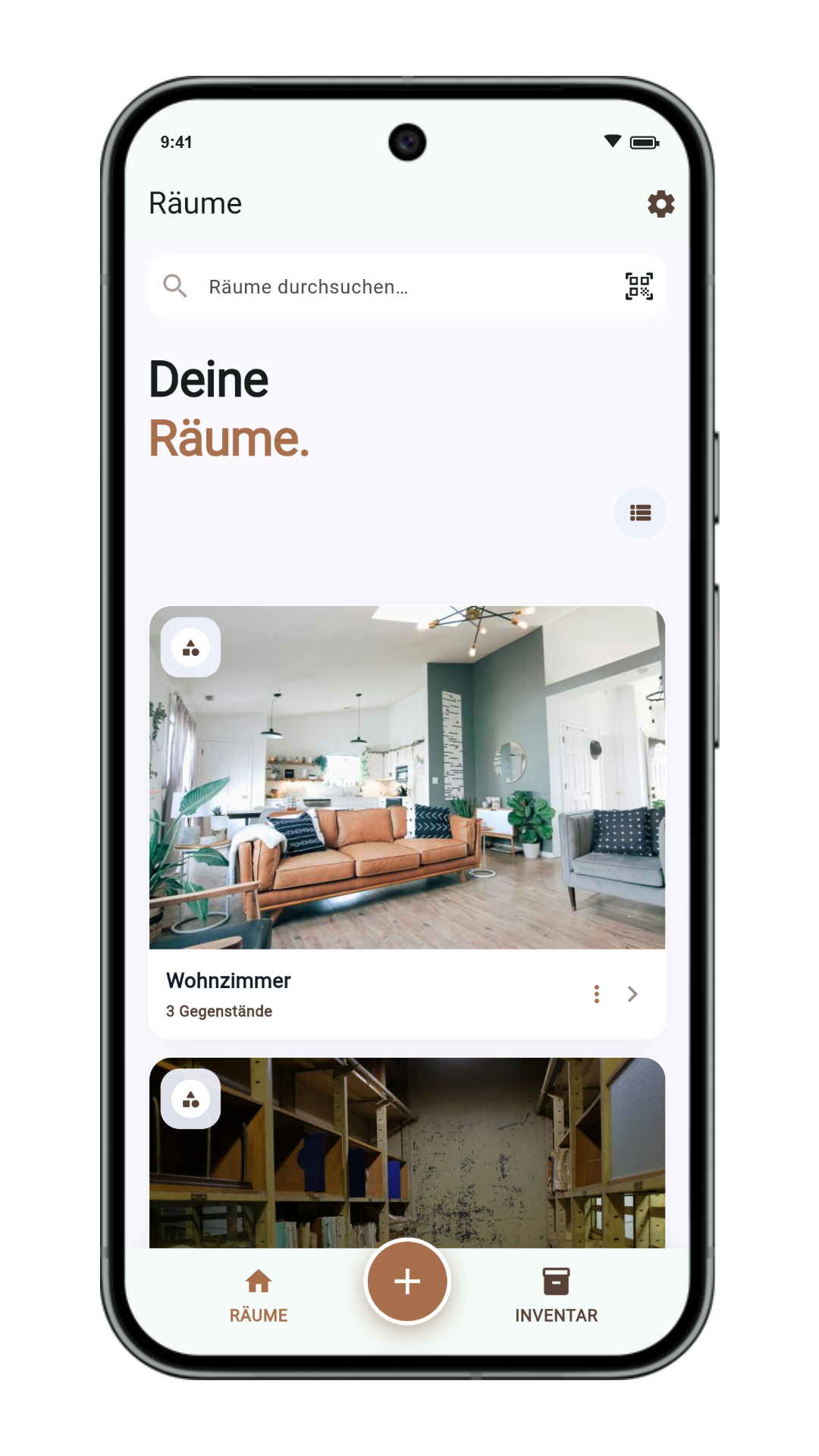 Raumübersicht im hellen Modus